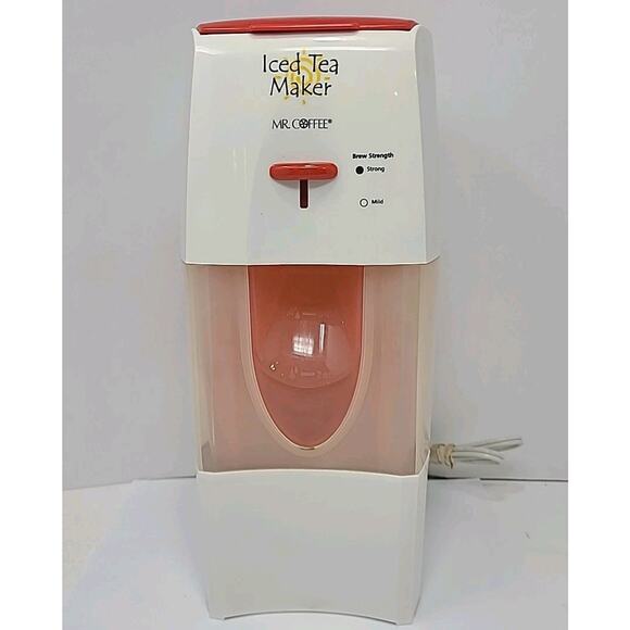 Mr. Coffee Fresh Tea Iced Tea Maker 3 Quart NO PITCHER TM75RS Red - Picture 1 of 6